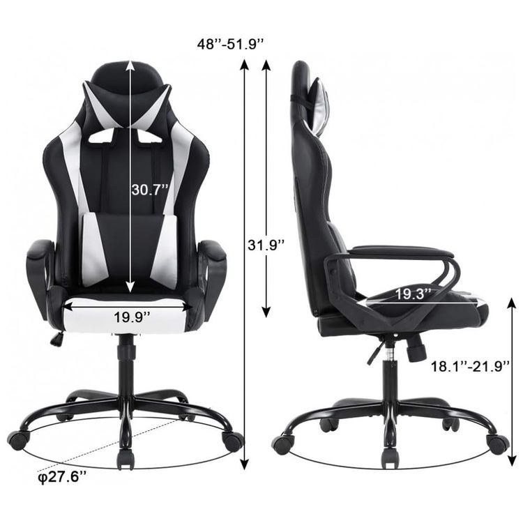 BestOffice-Cadeira-Gamer-Ergonomica-Reclinavel-e-Giratoria-foto-2