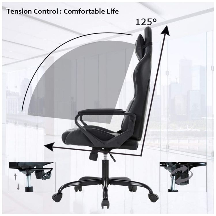 BestOffice-Cadeira-Gamer-Ergonomica-Reclinavel-e-Giratoria-foto-3