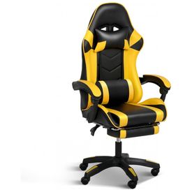 Cadeira-Gamer-Ergonomica-Giratoria-com-Suporte-Lombar-e-foto-0