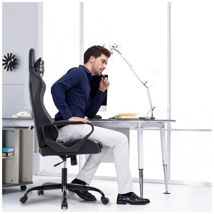Cadeira-Gamer-Ergonomica-BestOffice-Giratoria-com-Suporte-foto-1
