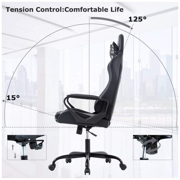 Cadeira-Gamer-Ergonomica-BestOffice-Giratoria-com-Suporte-foto-3