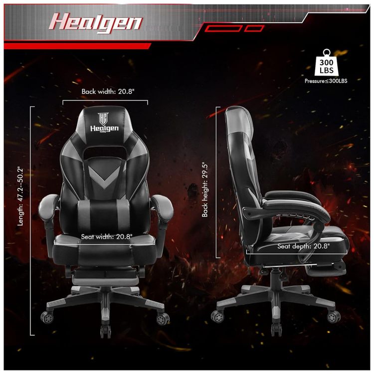 Cadeira-Gamer-Ergonomica-Reclinavel-e-Giratoria-com-Apoio-foto-5