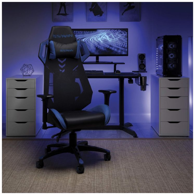 Cadeira-Gamer-Ergonomica-Reclinavel-e-Giratoria-com-Apoio-foto-1