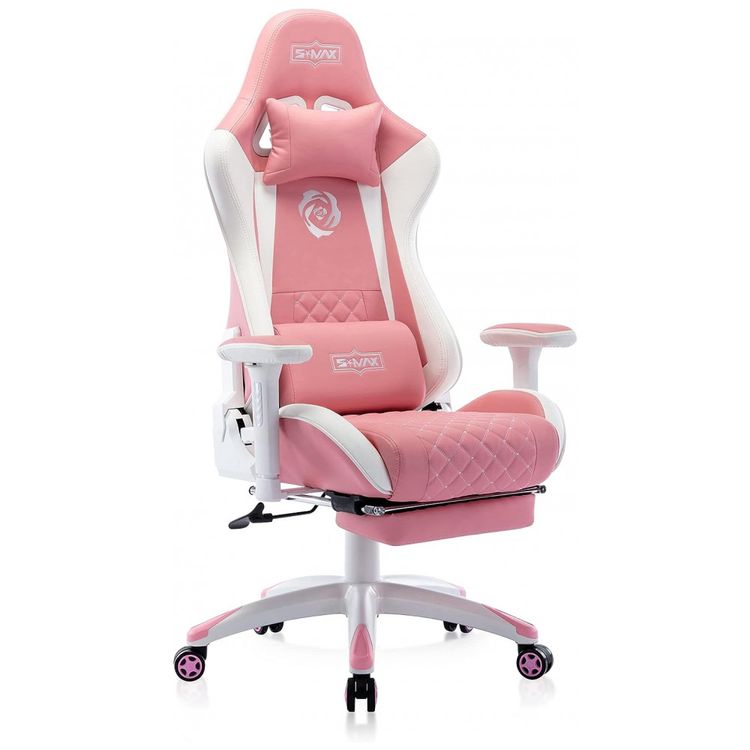 Cadeira-Gamer-Reclinavel-e-Giratoria-com-Apoio-3D-Lombar-e-foto-0
