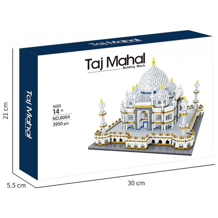 Arquitetura-Taj-Mahal-Micro-Blocos-3950-Pecas-Modelo-de-Kit-foto-2