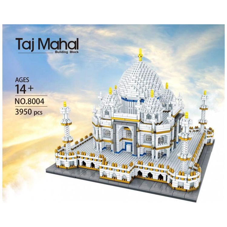 Arquitetura-Taj-Mahal-Micro-Blocos-3950-Pecas-Modelo-de-Kit-foto-3