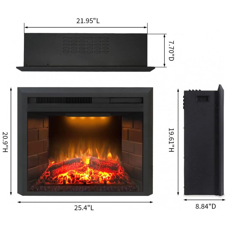 Lareira-Eletrica-de-Embutir-A53x90L-com-Controle-Remoto-foto-2