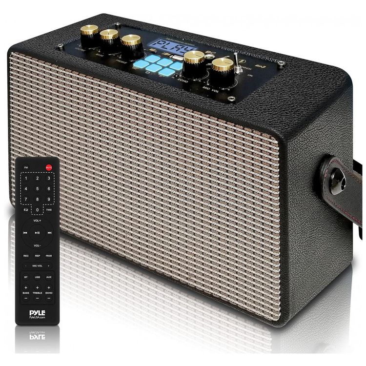 Caixa-de-Som-Bluetooth-Portatil-Vintage-com-5H-de-Reproducao-foto-0