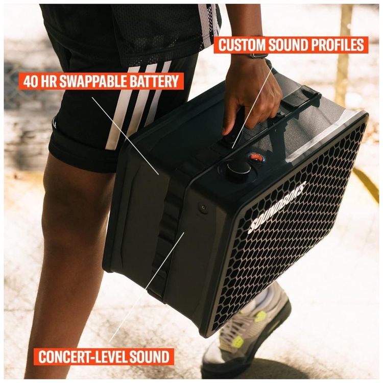 Caixa-de-Som-Bluetooth-Portatil-SOUNDBOKS-Go-com-40H-de-foto-4