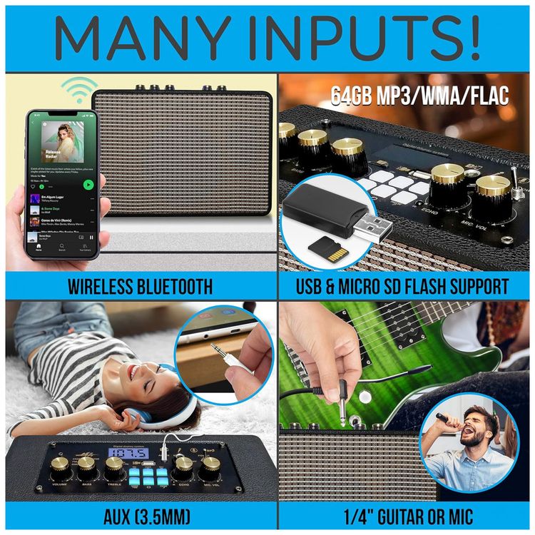 Caixa-de-Som-Bluetooth-Portatil-Vintage-com-5H-de-Reproducao-foto-3