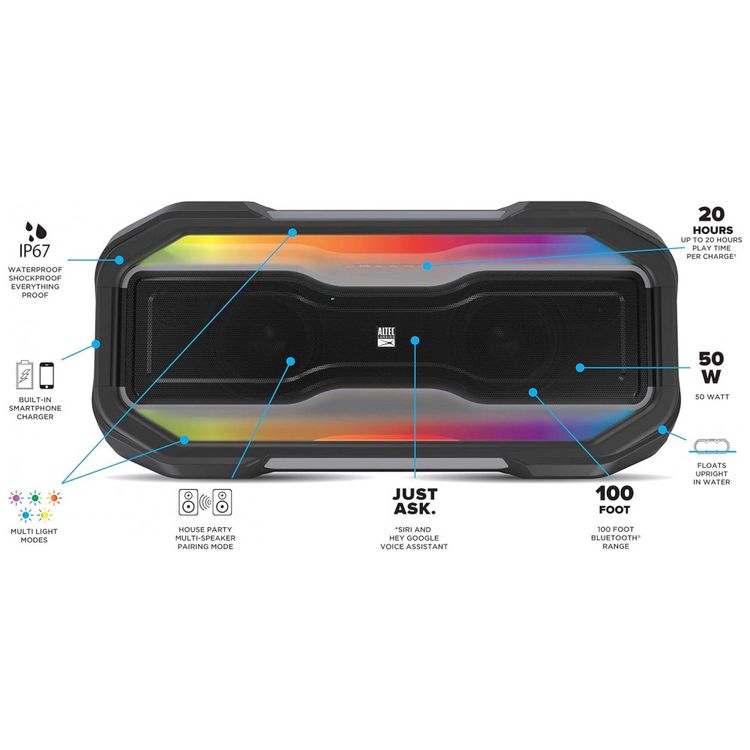 Caixa-de-Som-Bluetooth-Portatil-Rockbox-XL-a-Prova-d-com-20H-foto-1