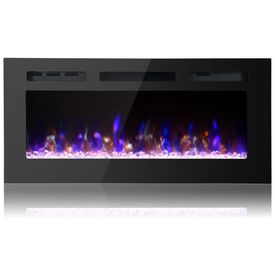 Lareira-Eletrica-de-Embutir-A54x127L-com-Controle-Remoto-e-foto-0