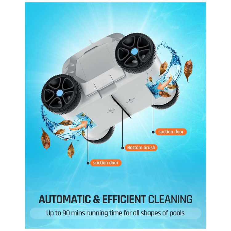 Aspirador-Robo-Automatico-Recarregavel-para-Piscinas-de-ate-foto-2