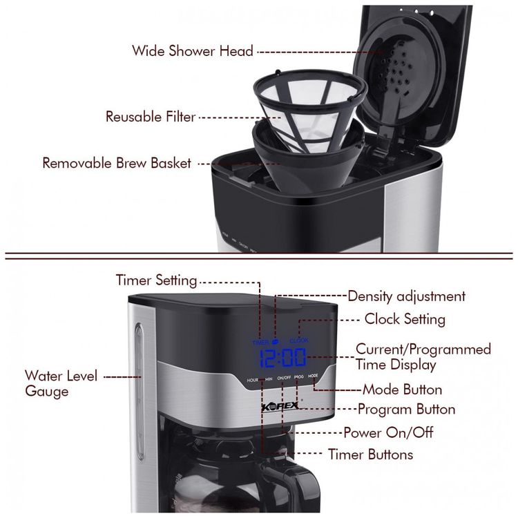 Cafeteira-Eletrica-Programavel-com-Tela-LCD-Conexao-APP-e-foto-2