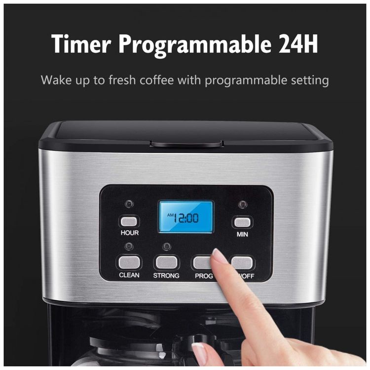Cafeteira-Eletrica-Programavel-com-Tela-LCD-e-Desligamento-foto-1