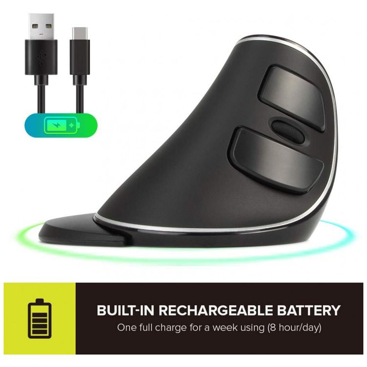 Mouse-Ergonomico-Vertical-Optico-sem-Fio-Reduz-a-Tensao-do-foto-4