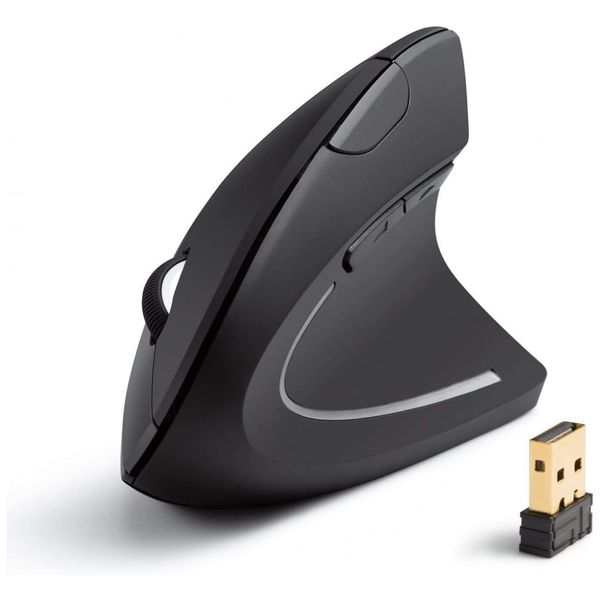 Mouse-Ergonomico-Vertical-Optico-sem-Fio-Reduz-a-Tensao-do-foto-0