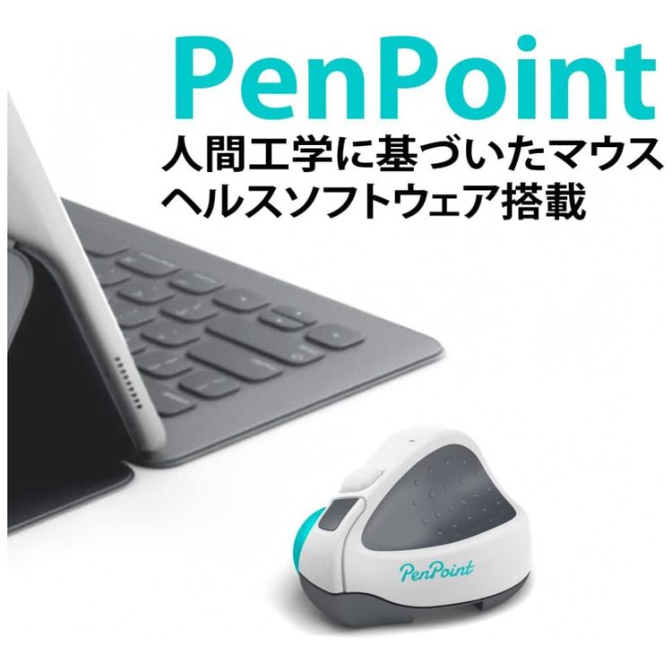 PenPoint-Mouse-Ergonomico-Vertical-sem-Fio-Reduz-a-Tensao-do-foto-1