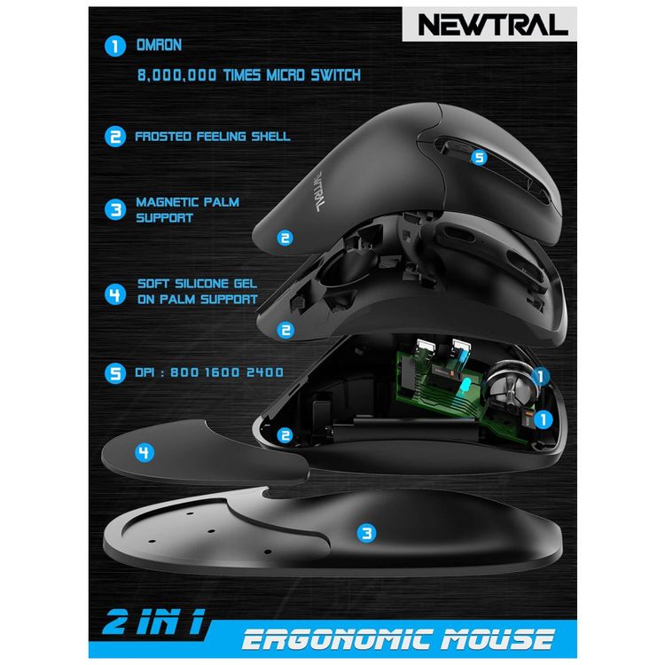 Mouse-Ergonomico-Semi-Vertical-com-Fio-Reduz-a-Tensao-do-foto-4
