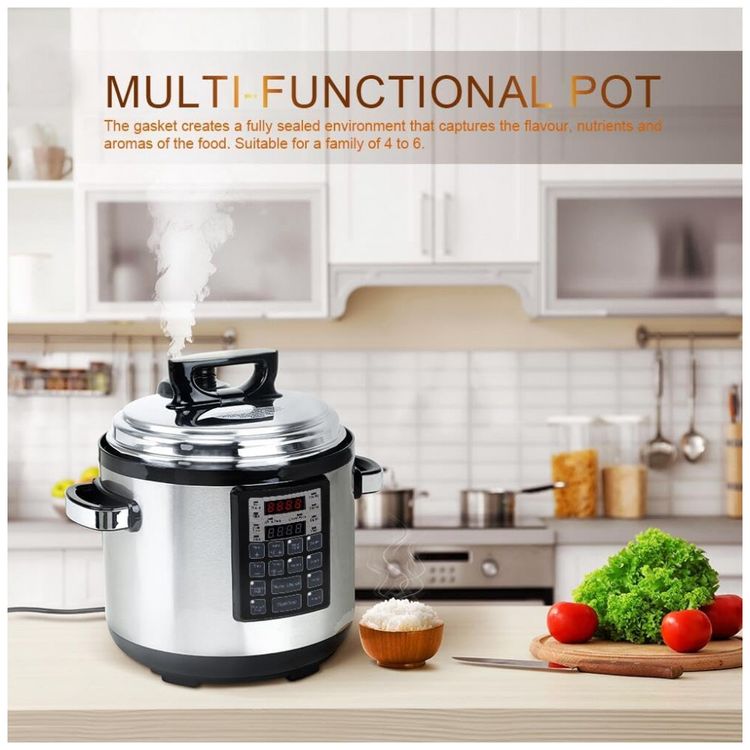 Panela-de-Pressao-Eletrica-6L-com-8-Predefinicoes-e-Aco-foto-1