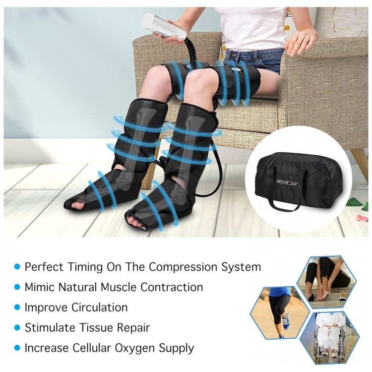 Massageador-Eletrico-de-Compressao-para-Pernas-e-Pes-3-Modos-foto-5