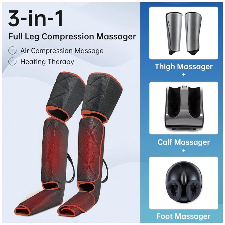 Massageador-Eletrico-de-Compressao-para-Pernas-e-Pes-4-Modos-foto-2