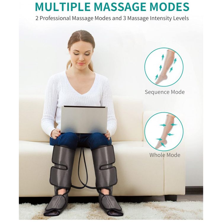 Massageador-Eletrico-de-Compressao-para-Pernas-e-Pes-2-Modos-foto-2