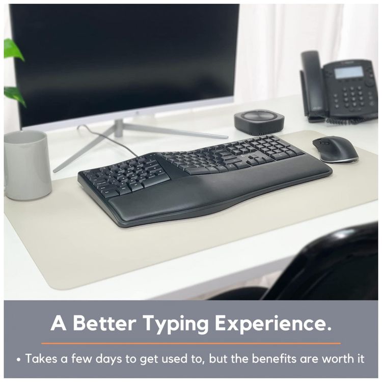 Teclado-Ergonomico-Dividido-com-Fio-Recarregavel-Reduz-a-foto-1