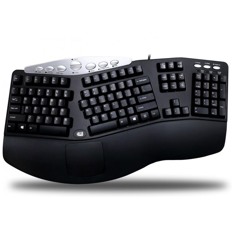 PCK-208B-Teclado-Ergonomico-Dividido-com-Fio-Recarregavel-foto-0
