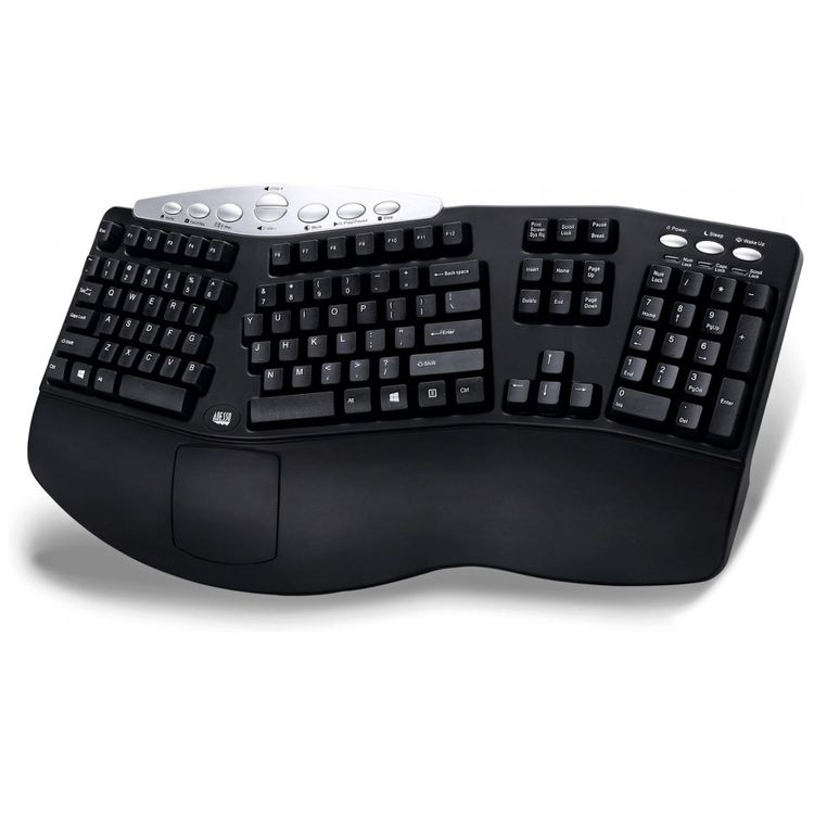 PCK-208B-Teclado-Ergonomico-Dividido-com-Fio-Recarregavel-foto-1
