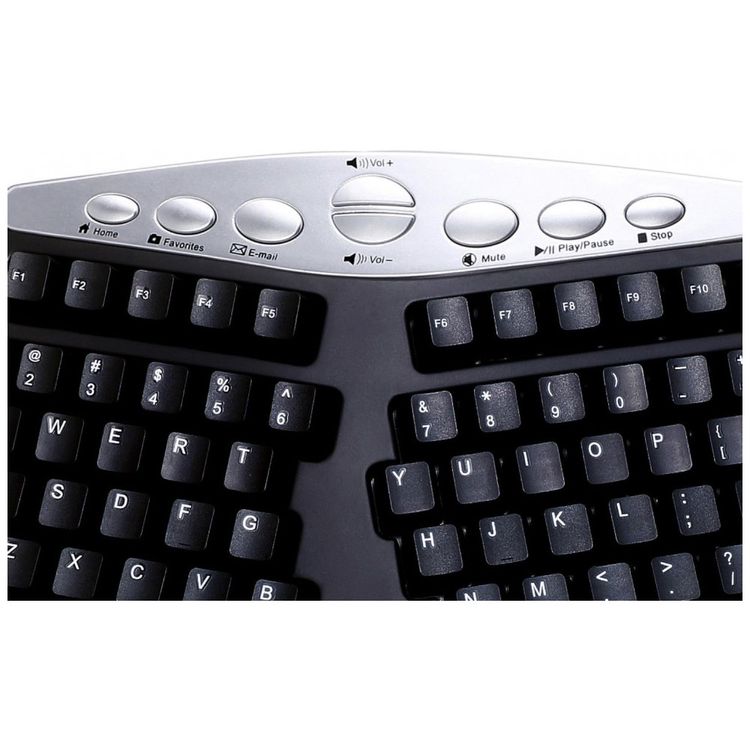 PCK-208B-Teclado-Ergonomico-Dividido-com-Fio-Recarregavel-foto-4