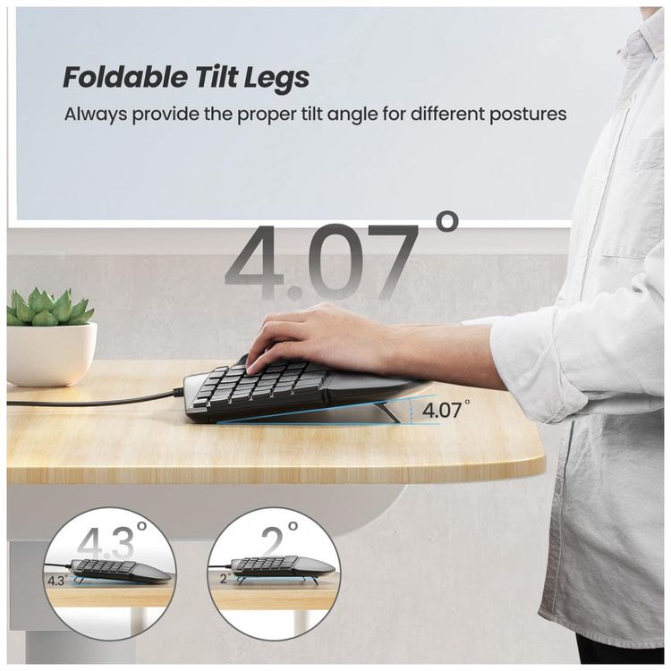 Teclado-Ergonomico-Dividido-com-Fio-Recarregavel-Reduz-a-foto-4