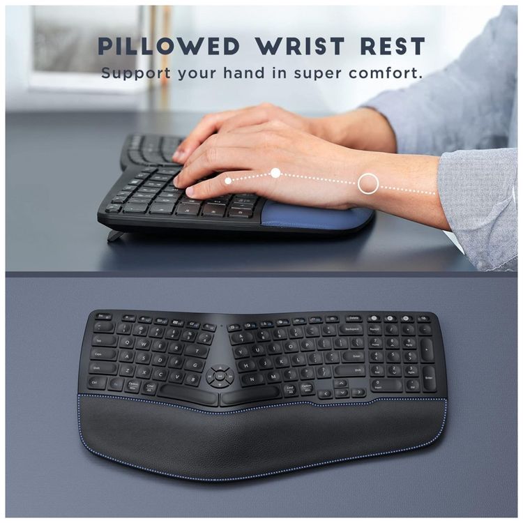 Teclado-Ergonomico-Dividido-Sem-Fio-Recarregavel-Reduz-a-foto-2