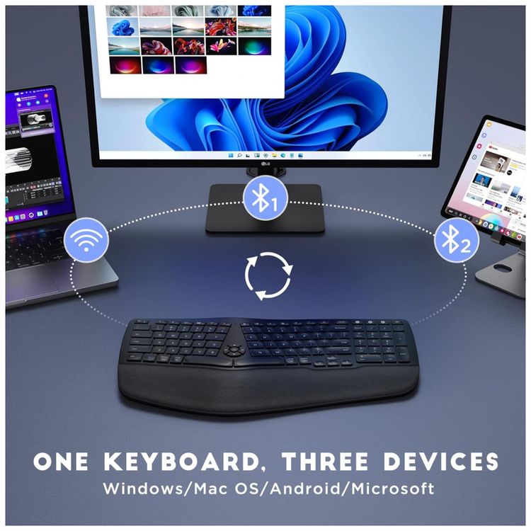 Teclado-Ergonomico-Dividido-Sem-Fio-Recarregavel-Reduz-a-foto-3