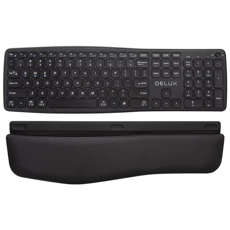 Teclado-Ergonomico-Sem-Fio-Recarregavel-Reduz-a-Tensao-das-foto-0