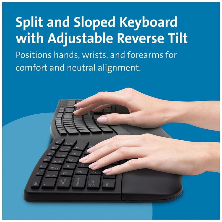 Teclado-Ergonomico-Dividido-Sem-Fio-Recarregavel-Reduz-a-foto-1