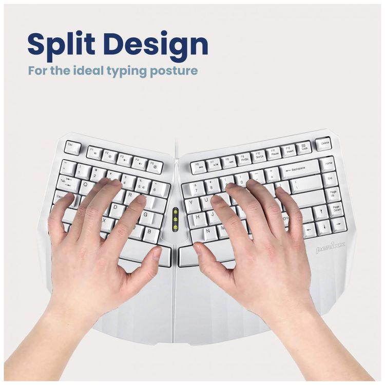 Teclado-Ergonomico-com-Fio-P-com-Descanso-Para-as-Maos-e-foto-1