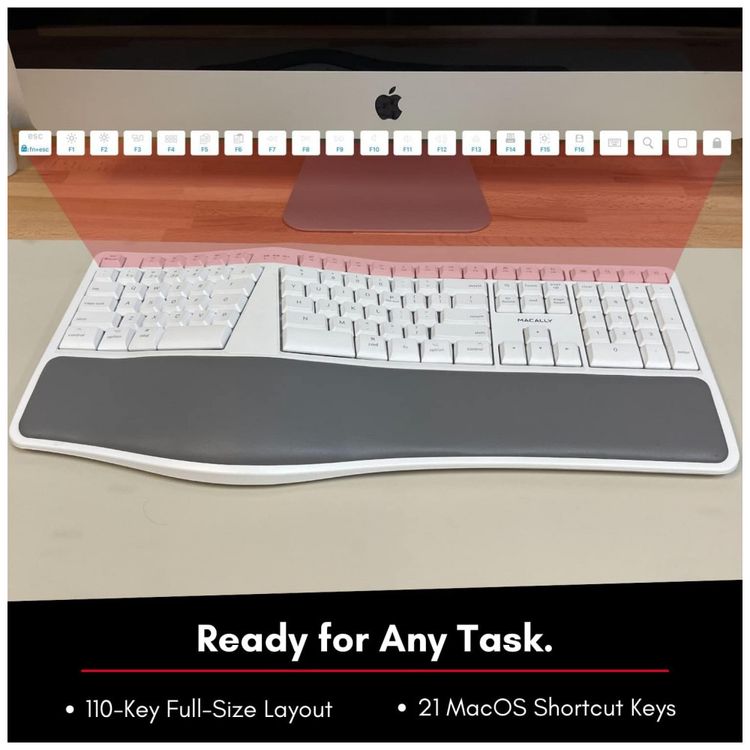 Teclado-Ergonomico-sem-Fio-com-Bluetooth-Recarregavel-e-foto-5