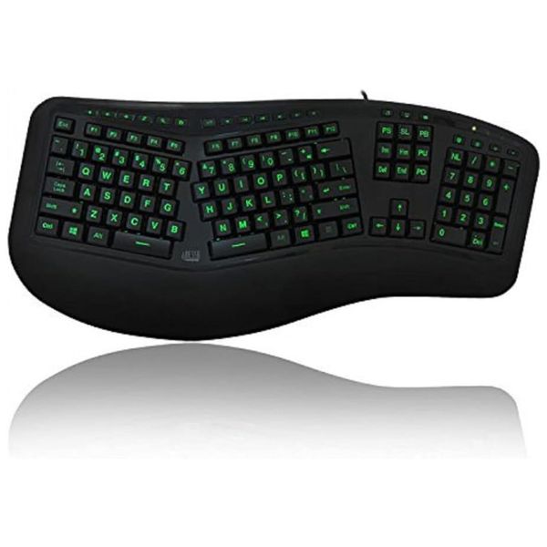 Teclado-Ergonomico-Sem-Fio-Recarregavel-Reduz-a-Tensao-das-foto-0