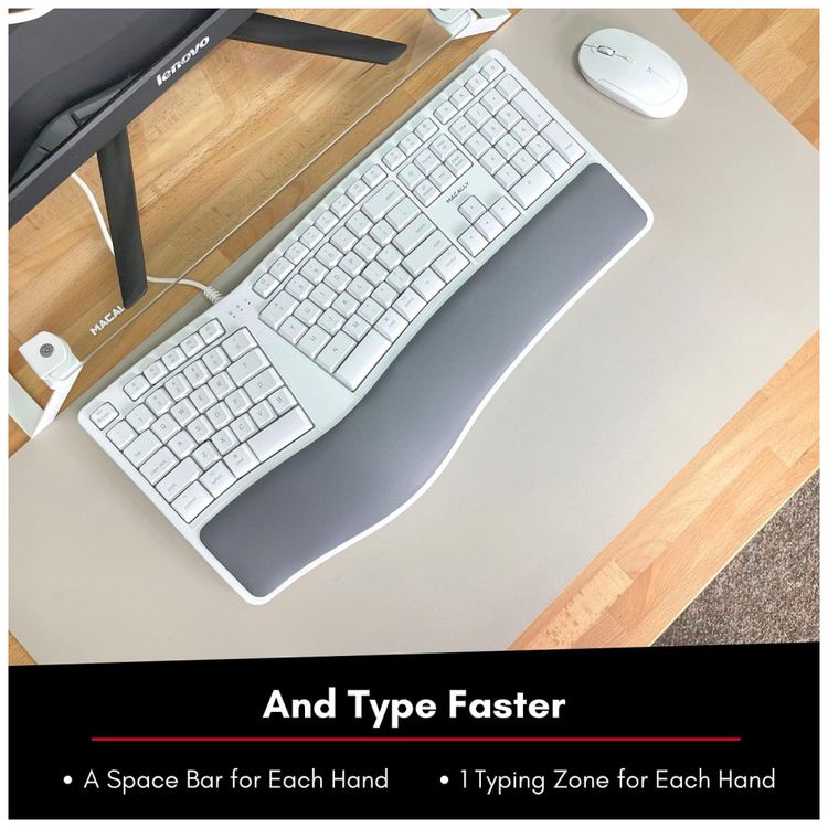 Teclado-Ergonomico-com-Fio-com-Descanso-Para-as-Maos-e-foto-4