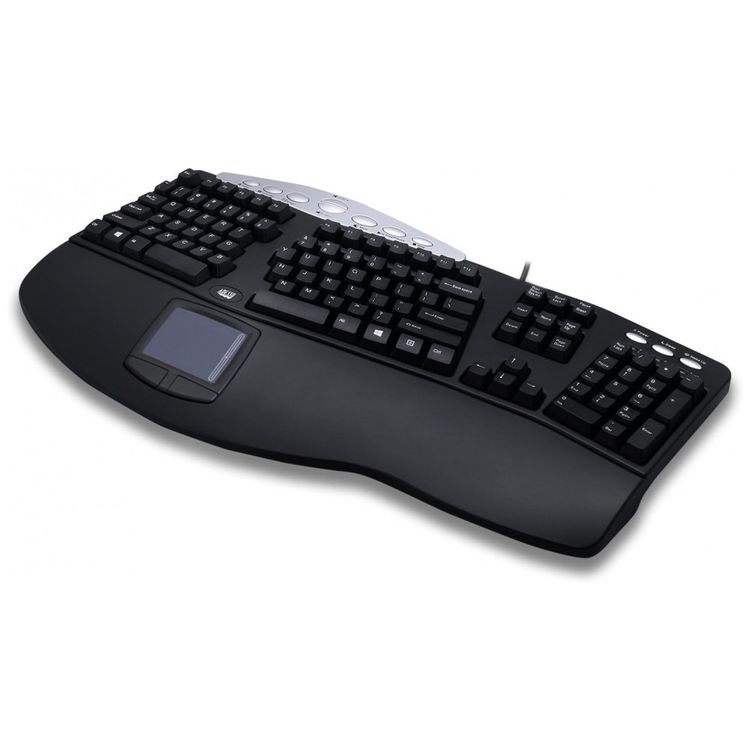 Teclado-Ergonomico-Sem-Fio-Recarregavel-Reduz-a-Tensao-das-foto-2