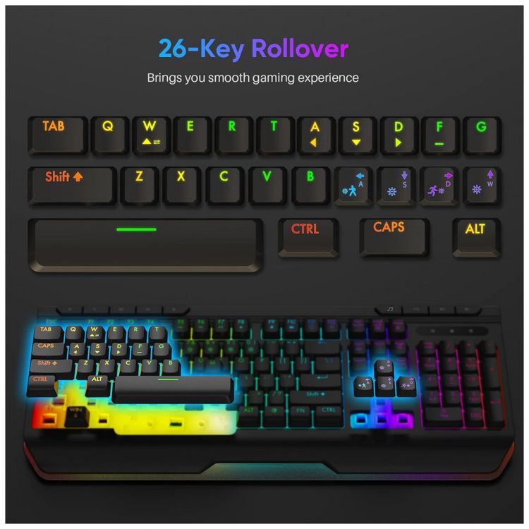 Teclado-Ergonomico-Sem-Fio-Recarregavel-Reduz-a-Tensao-das-foto-3