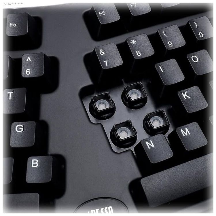 Teclado-Ergonomico-Sem-Fio-Recarregavel-Reduz-a-Tensao-das-foto-3