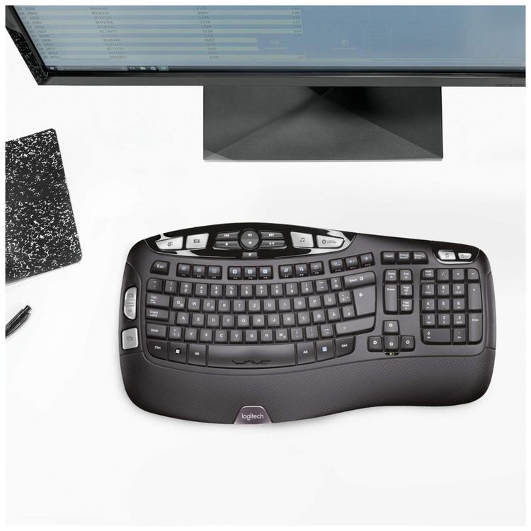 K350-Teclado-Ergonomico-Sem-Fio-Recarregavel-Reduz-a-Tensao-foto-4