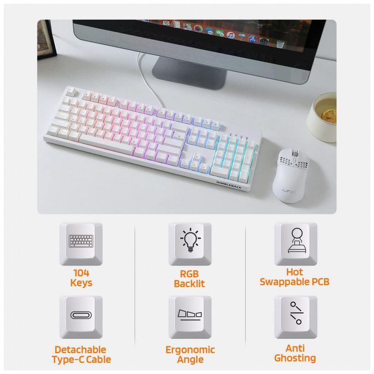 NB1041-Teclado-Ergonomico-Dividido-Sem-Fio-Recarregavel-foto-1