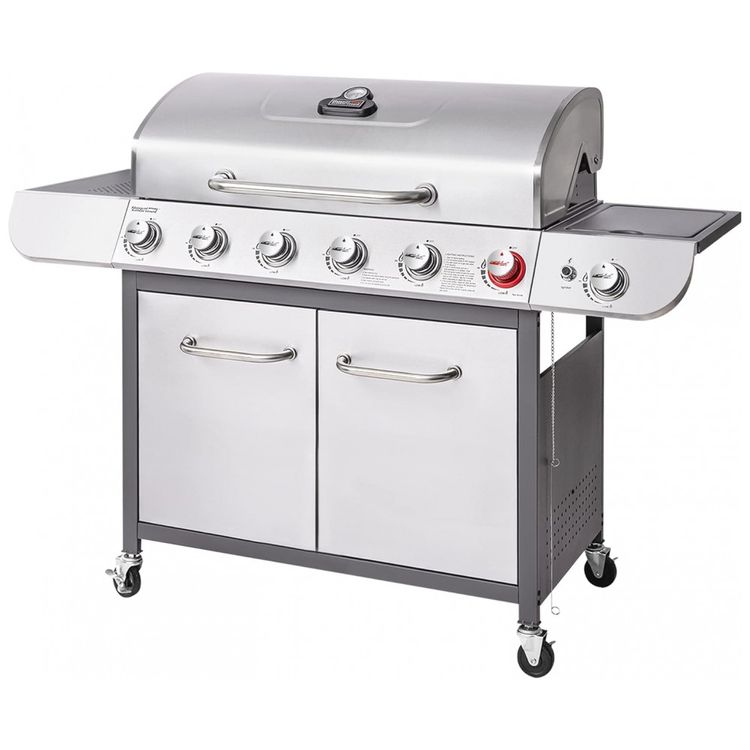 Churrasqueira-a-Gas-71.000-BTU-com-5-Queimadores-2-Portas-e-foto-0