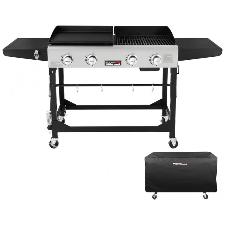 Churrasqueira-a-Gas-48.000-BTU-com-4-Queimadores-Chapa-e-foto-0