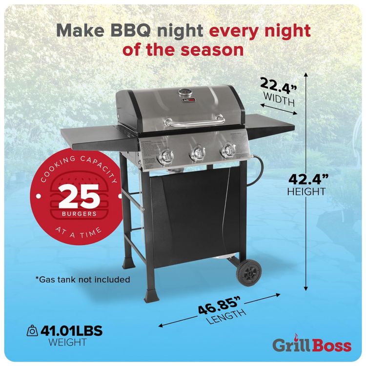 Grill-Boss-GBC1932M-Churrasqueira-a-Gas-com-3-Queimadores-e-foto-2