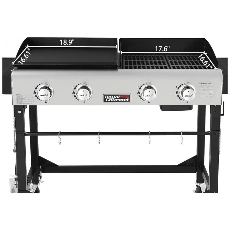 Churrasqueira-a-Gas-48.000-BTU-com-4-Queimadores-Chapa-e-foto-4