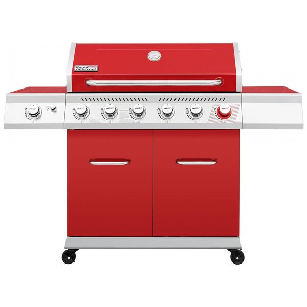 Churrasqueira-a-Gas-74.000-BTU-com-6-Queimadores-2-Portas-e-foto-0